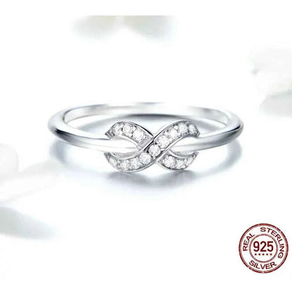 Sterling Silver Infinity Ring (Forever Bound)