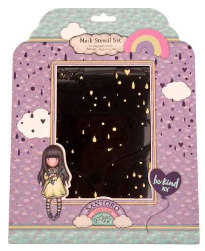 SAN Mask Gorjuss - Be Kind 2 Designs 203x203x2mm 2 PC nr.251