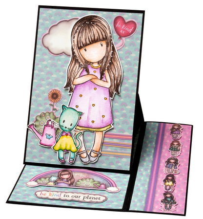 SAN Paper Elements Gorjuss - Be Kind Cut Out Embellishments 166x198x14mm 148 PC nr.08