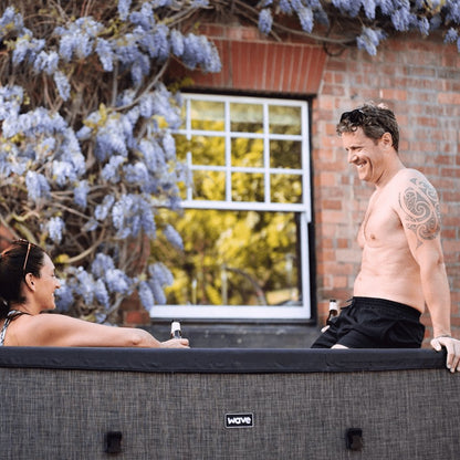 Wave | Tahoe | 4/6-Person Eco Foam Hot Tub | Round | Built-In Integrated Heater
