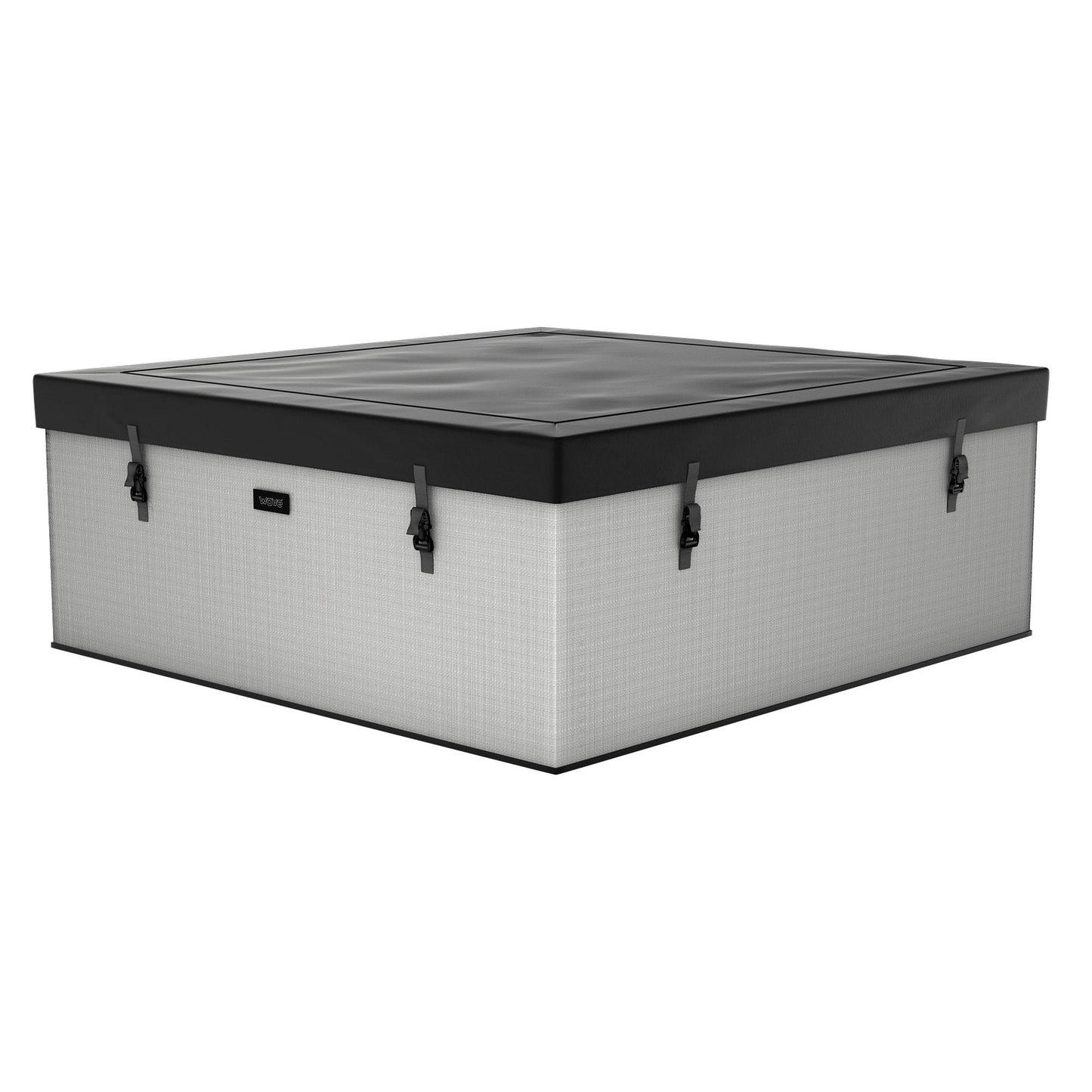 Wave | Garda | 4/6-Person Eco Foam Hot Tub | Square | Built-In Integrated Heater