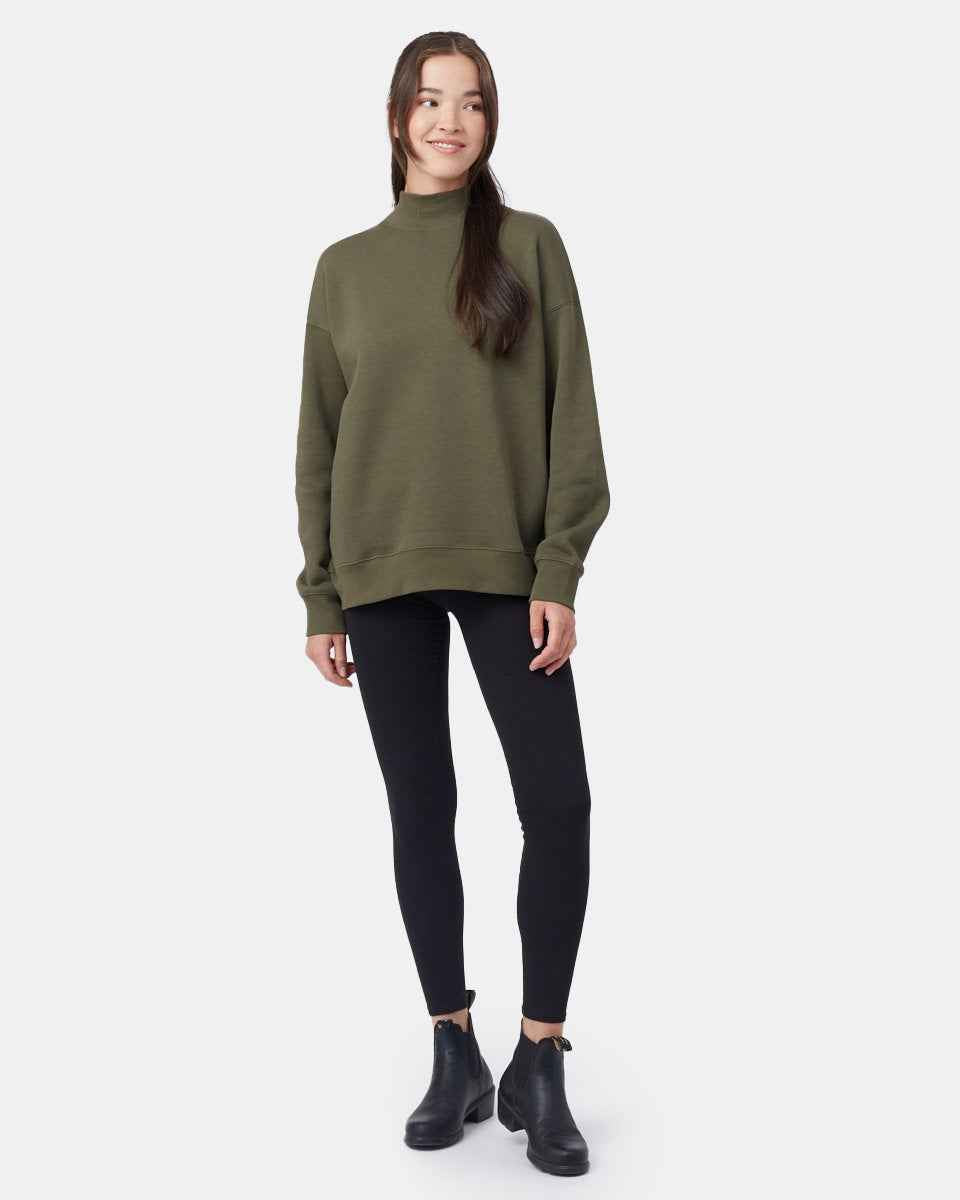 Oversized Mockneck Fleece