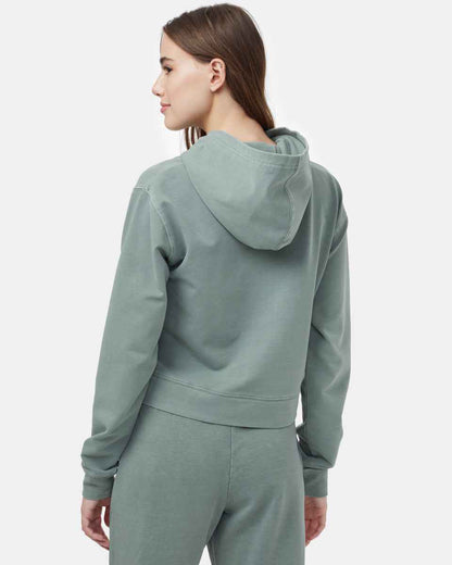 French Terry Cropped Hoodie