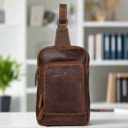 Greenwood Leather Hamilton Crossbody Bag Backpack