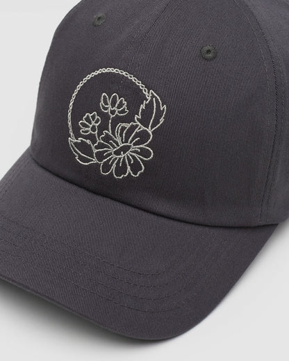 Daisy Embroidery Peak Hat