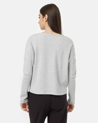 Treewaffle Tie Front Top