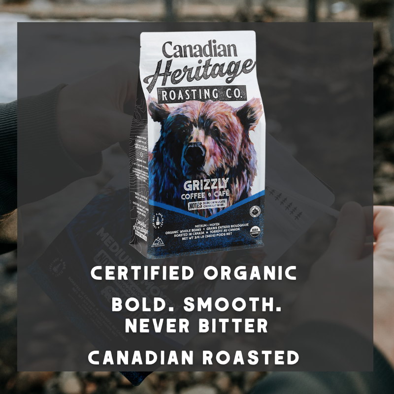 "Grizzly" Organic Coffee - Canadian Heritage Roasting Co.