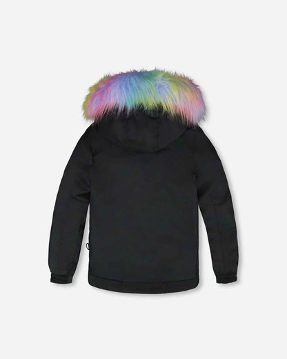Two-Piece Play Snowsuit Rainbow Leopard