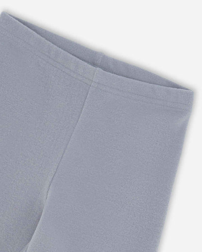 Super Soft Ribbed Leggings Blue Gray