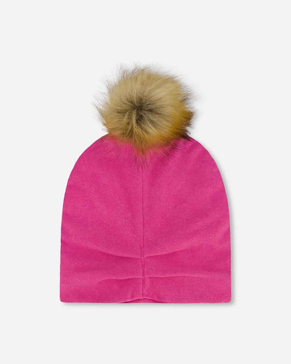 Mid-Season Jersey Pompom Hat Candy Pink