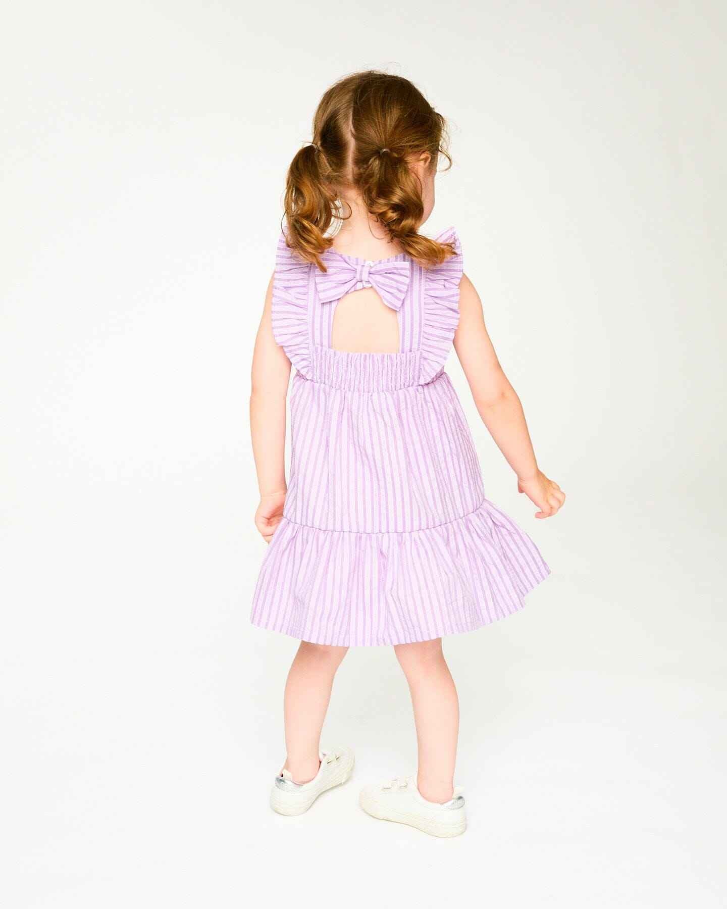 Striped Dress Lavender