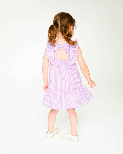 Striped Dress Lavender