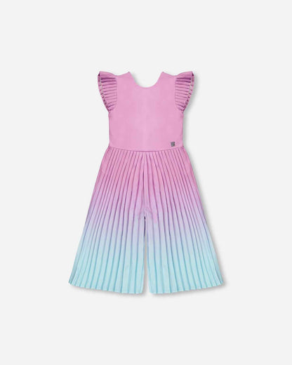 Capri Jumpsuit Mauve Gradient