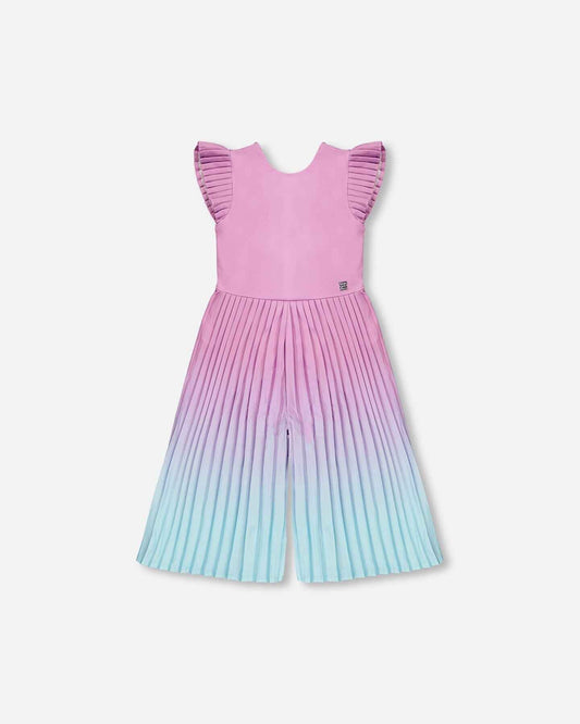 Capri Jumpsuit Mauve Gradient