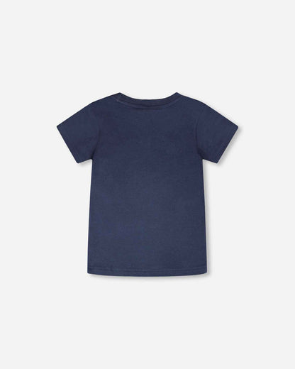 Organic Cotton Short Sleeve T-Shirt Blue