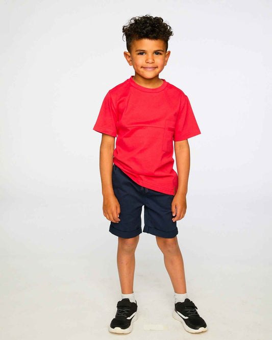 Stretch Twill Shorts Dark Blue