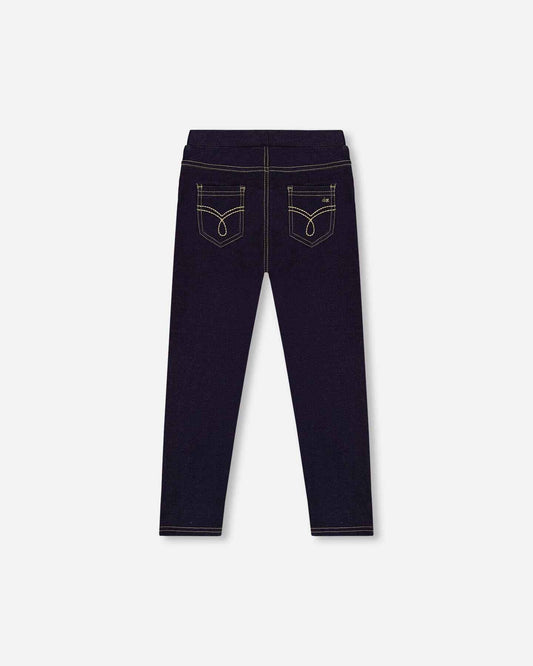 Navy Blue Denim Jeggings