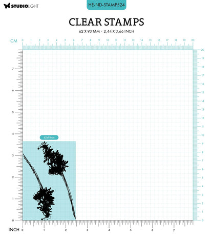 HEN Clear Stamp Wild Meadow Natures Dream 62x93x3mm 2 PC nr.524