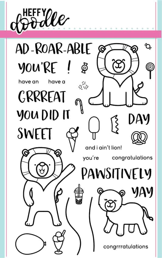 Ad-roar-able Lions Stamps