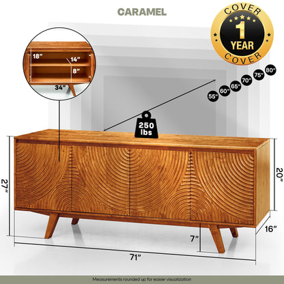 Harmony Solid Wood TV Stand