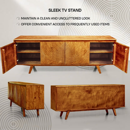 Harmony Solid Wood TV Stand