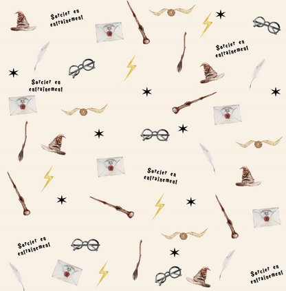 Couverture minky sorcier ⚡️ géante