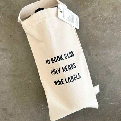 'My Book Club' Reusable Bottle Bag