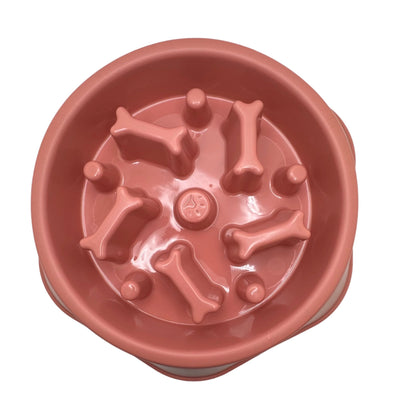 Bone Slow Feeder Bowl for Dogs
