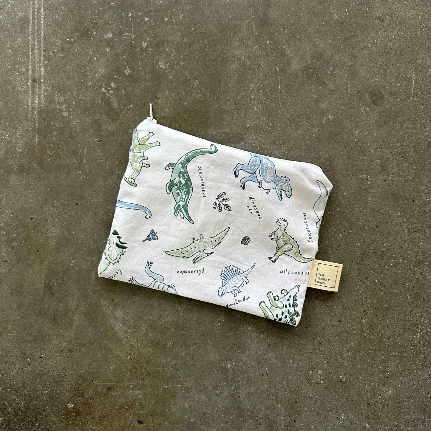 Water Resistant Snack Bag - Dinosaurs