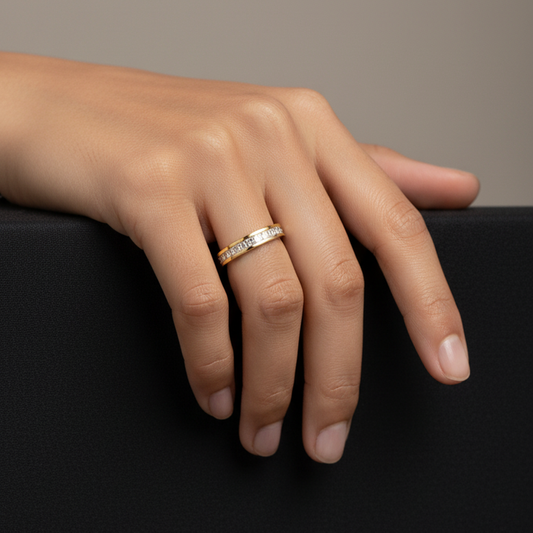 Contemporary Gold Band