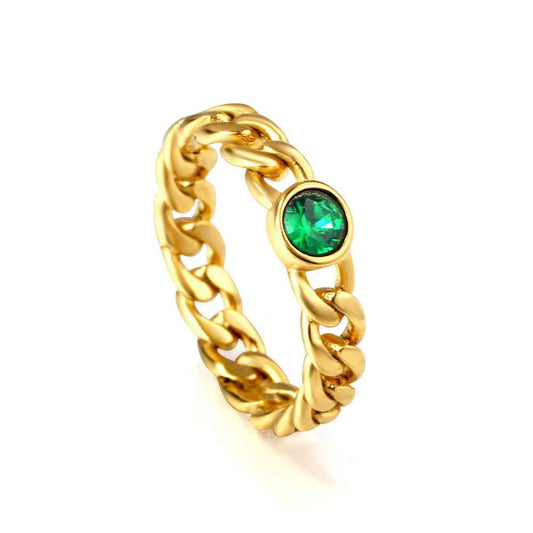 Contemporary Gold Band