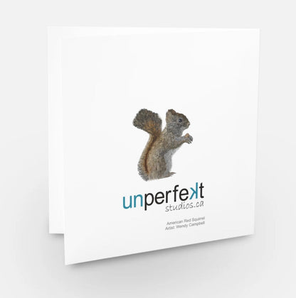 Greeting Card - American Red Squirrel