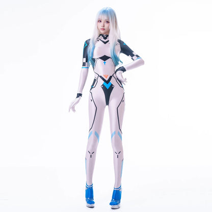 Anime Sci-fi Spandex Swimwear Cosplay Bodysuit Race Queen Costume Zentai