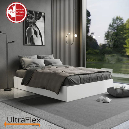 UltraFlex® RADIANCE – Hochdichte Naturmischschaum-Ummantelung, CoolTemp Kühlgel, Umweltfreundliche orthopädische Matratze mit mehreren Spinalstützzonen (Hergestellt in Kanada)