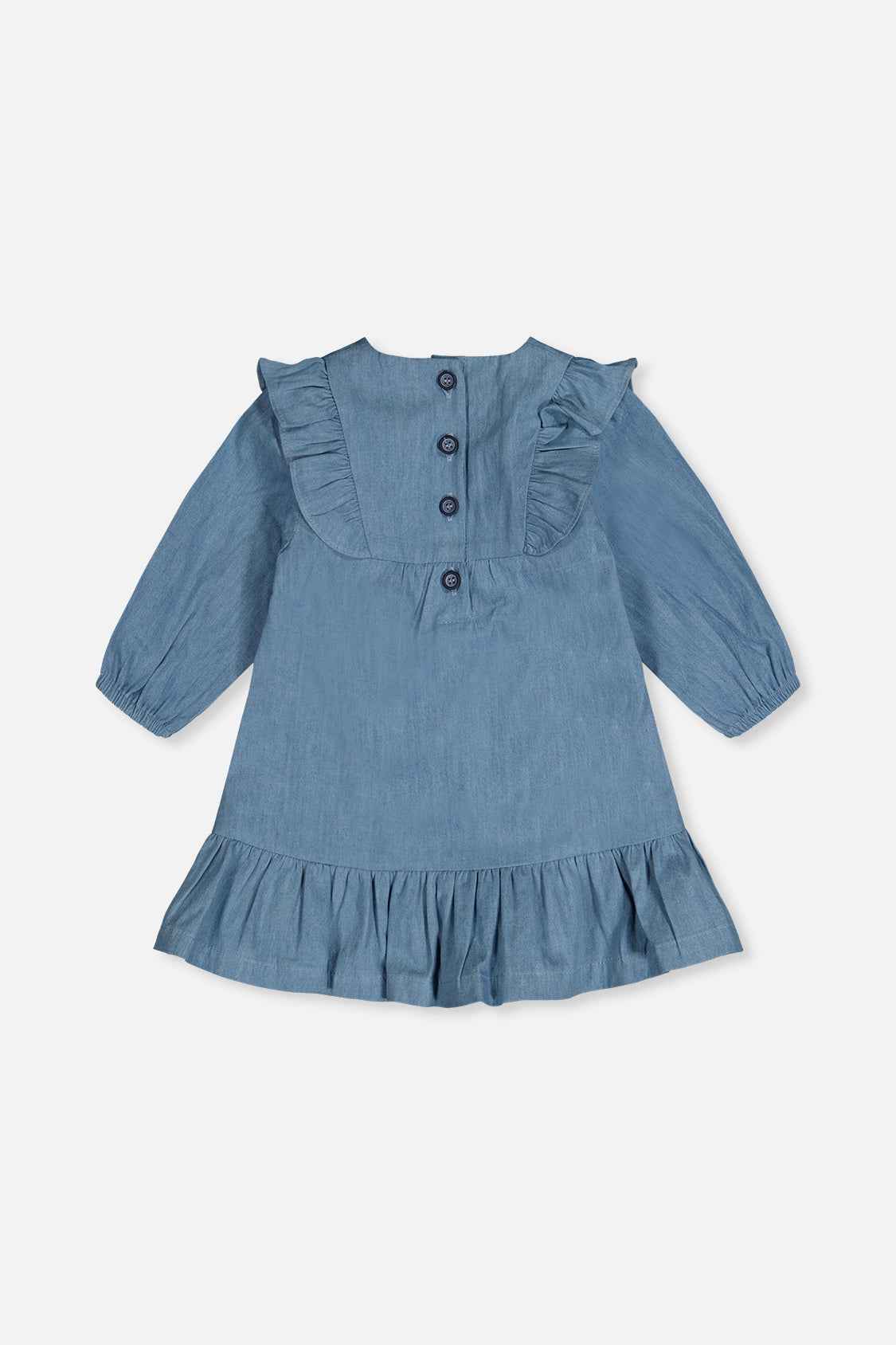 Chambray Dress Light Blue Denim