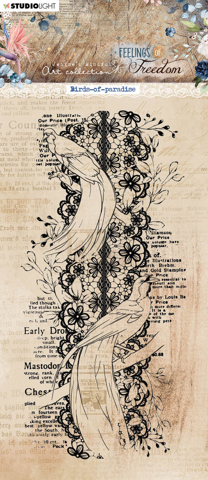 JMA Clear Stamp Birds-Of-Paradise Feelings Of Freedom 92x193x3mm 1 PC nr.421