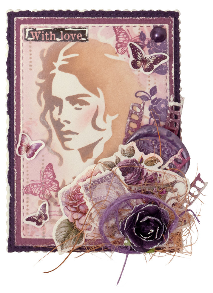 JMA Sticker Sheets Black, Kraft, White - English Victorian Dreams 9 SH