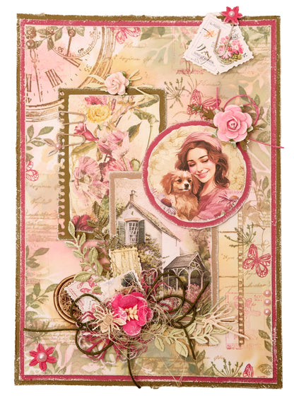 JMA Design Paper Pad Background Designs Wild & Free 36 SH