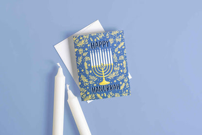 Happy Hanukkah- Greeting Card
