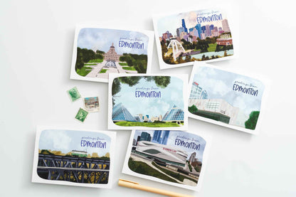 High Level Bridge Edmonton Postcards