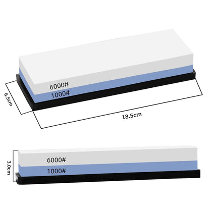 KC-Serie Schleifstein | Diamantkörnung 1000/6000 mit Silikonsockel