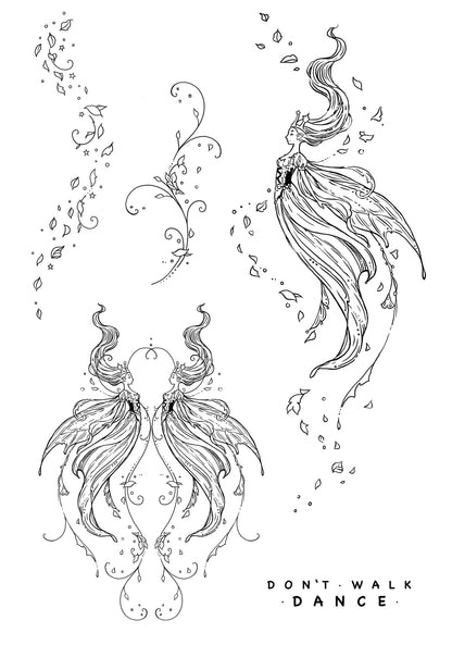 Katkin Krafts Wisp 6 in x 8 in Clear Stamp Set