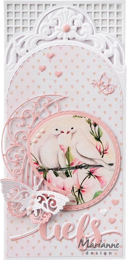 Marianne Design A4 Cutting Sheet - Mattie's Mooiste - Pigeons
