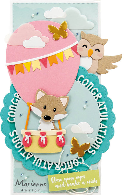 Marianne Design Collectables Die - Hot Air Balloon By Marleen