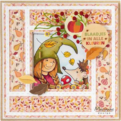 Marianne Design Clear Stamp - Hetty's Gnome & Hedgehog