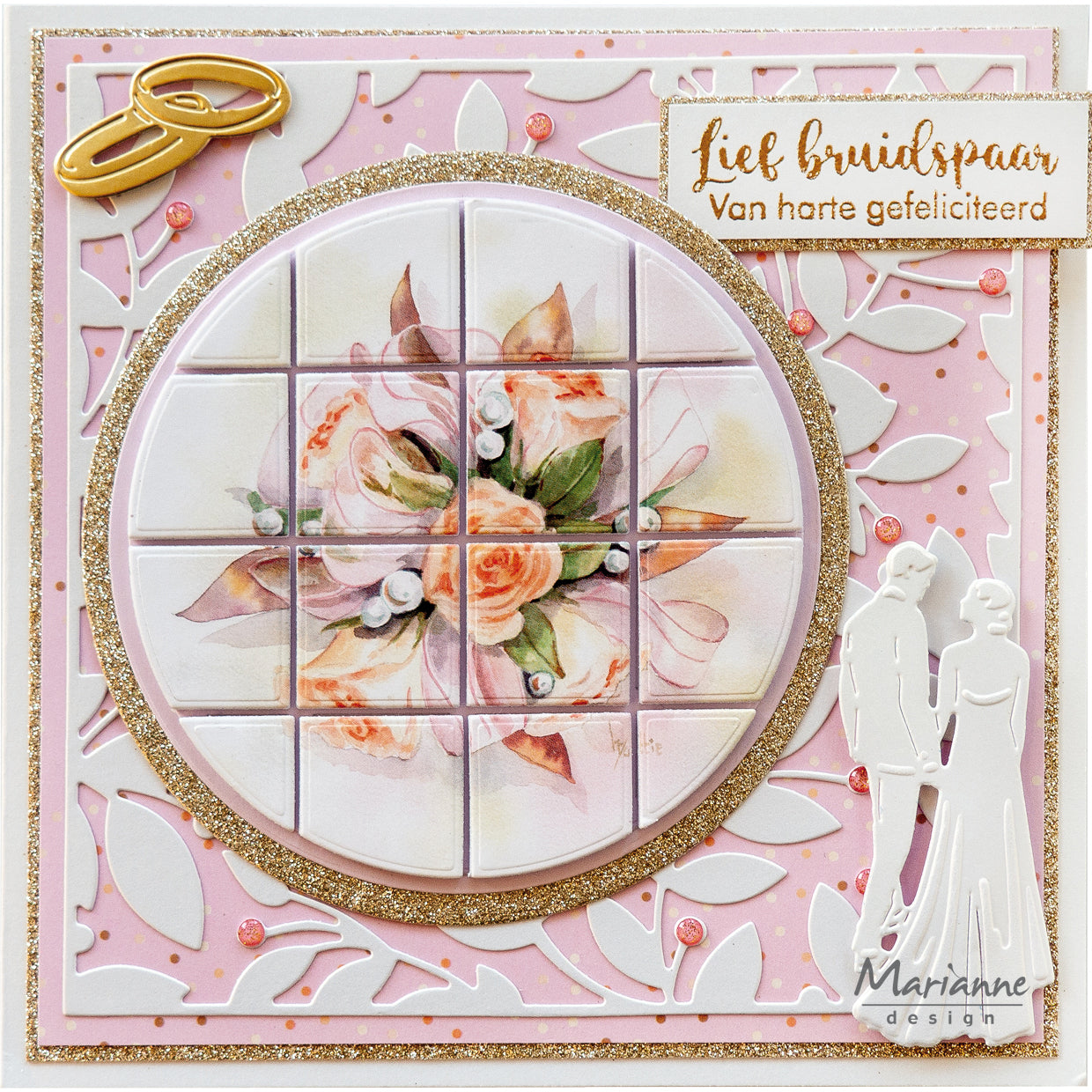 Marianne Design A4 Cutting Sheet - Mattie's Mooiste Romantic Bouquets