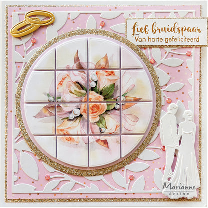 Marianne Design A4 Cutting Sheet - Mattie's Mooiste Romantic Bouquets
