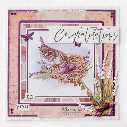 Cutting Sheet French Antiques Lavender A4