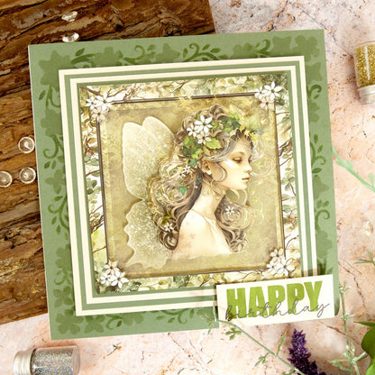 For the Love of Masks - Pretty Petals Frame & Background