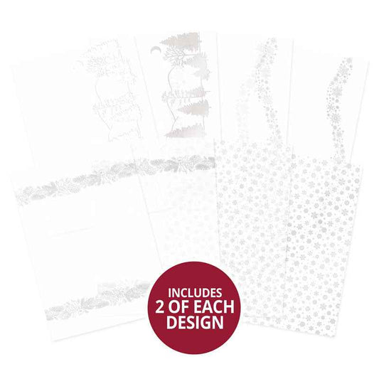 Snow Adorable Luxury Foiled Acetate